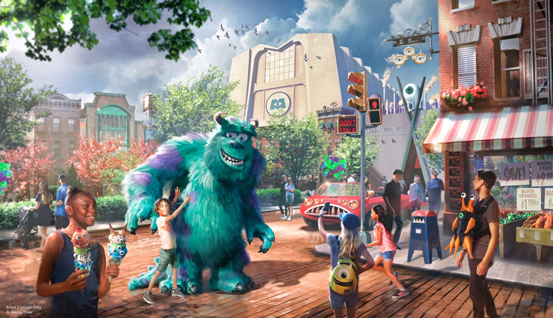 Monstropolis land concept at Disney's Hollywood Studios